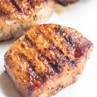 Grilled Boneless Pork Chops