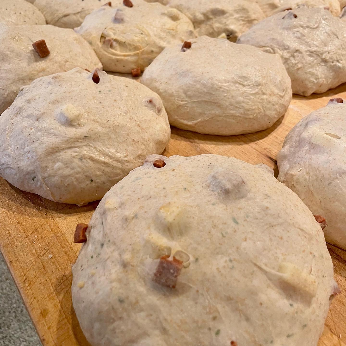 Pepperoni Roll Sourdough Dough