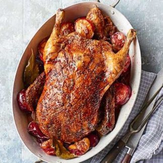 Roast Spiced Duck With Plums 4aee0c5