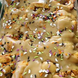 Caramel Apple Cinnamon Rolls