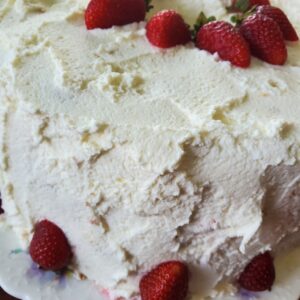 Sweet Strawberry Tower Cake