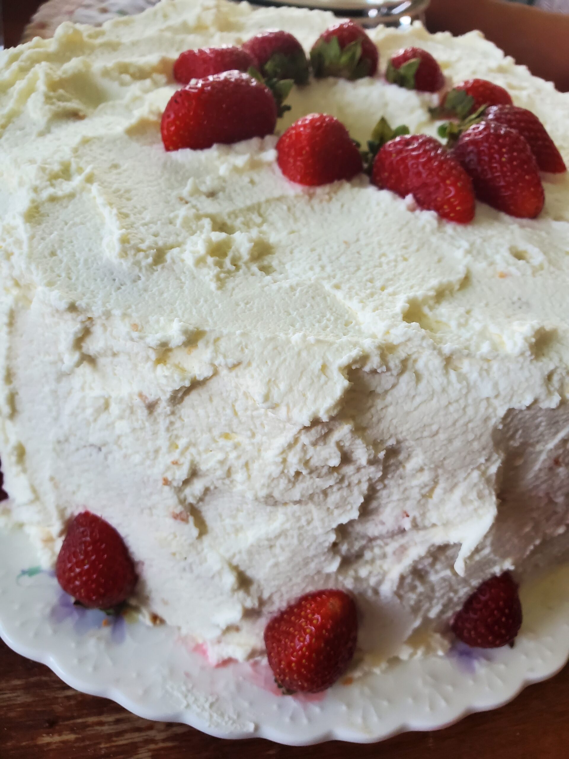 Sweet Strawberry Tower Cake