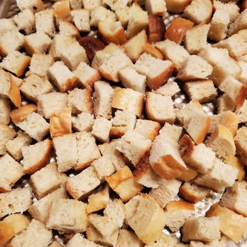 French bread Croutons