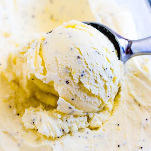 Lemon Poppyseed Ice Cream